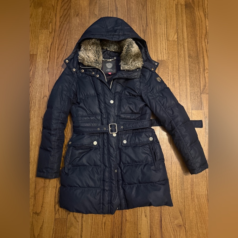 Vince Comuto Pre-Owned Belted Puffer Coat